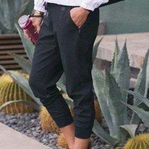 Calia Jogger Pant Trouser Black Zipper Pockets